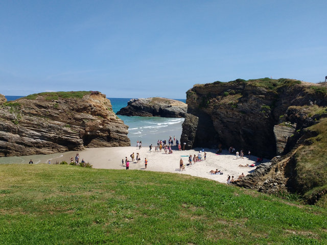 Galicia - Playa Catedrales - Marea alta