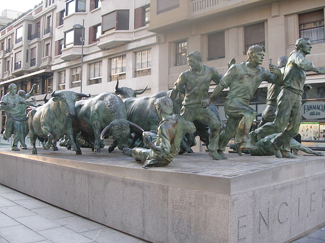 que ver en Pamplona en 1 día - Monumento al Encierro