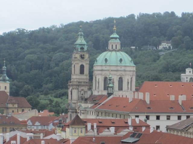 Praga - Iglesia de San Nicolás - Cúpula y Torre