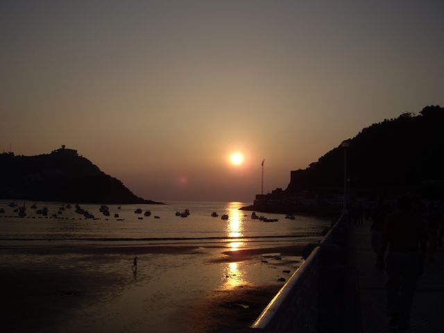 San Sebastián -Atardecer