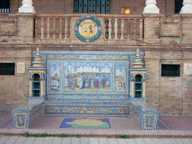 Sevilla - Plaza de España - Cáceres